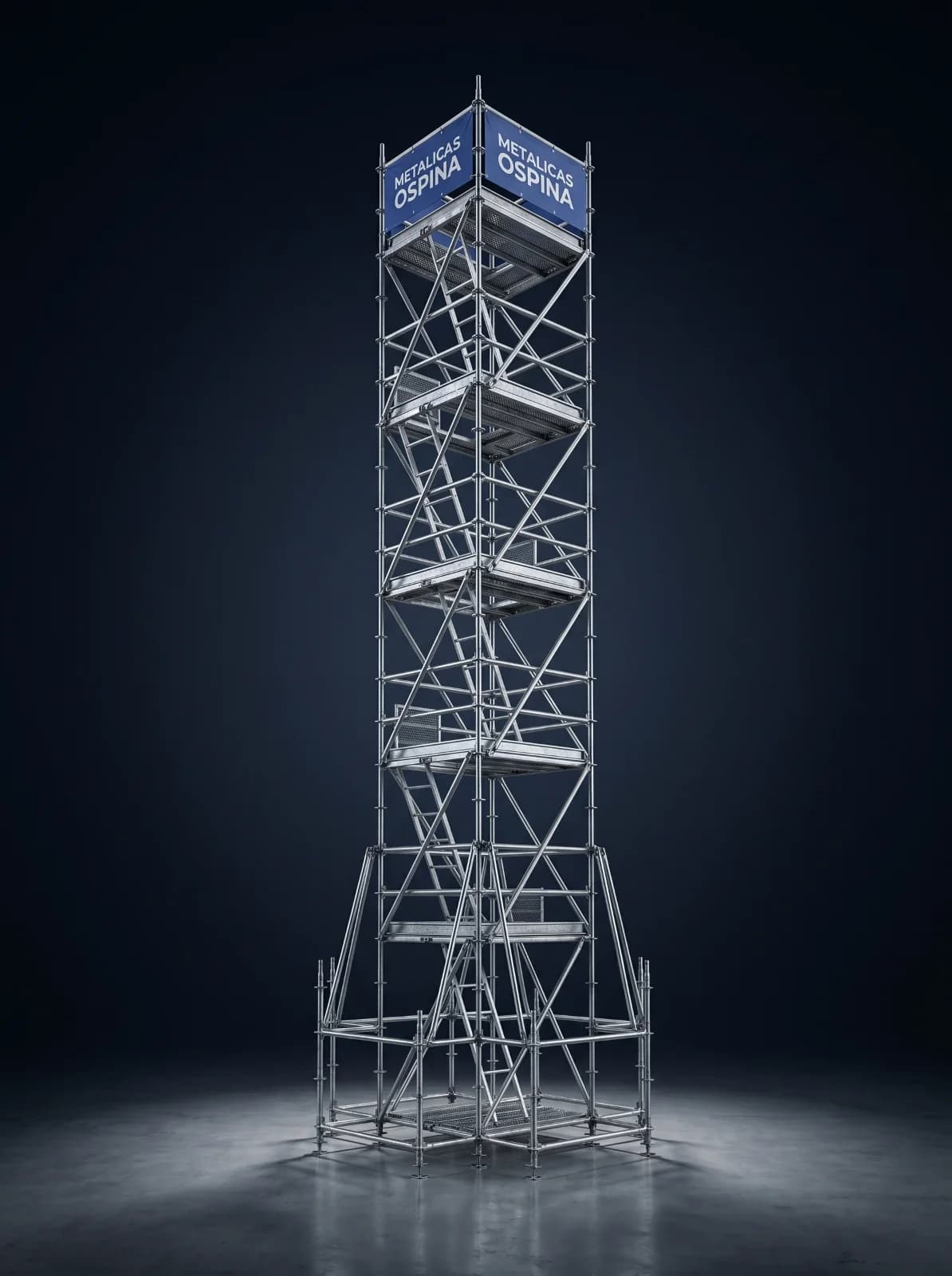 Torre de Andamio 10m de altura, 1.40 x 1.40m