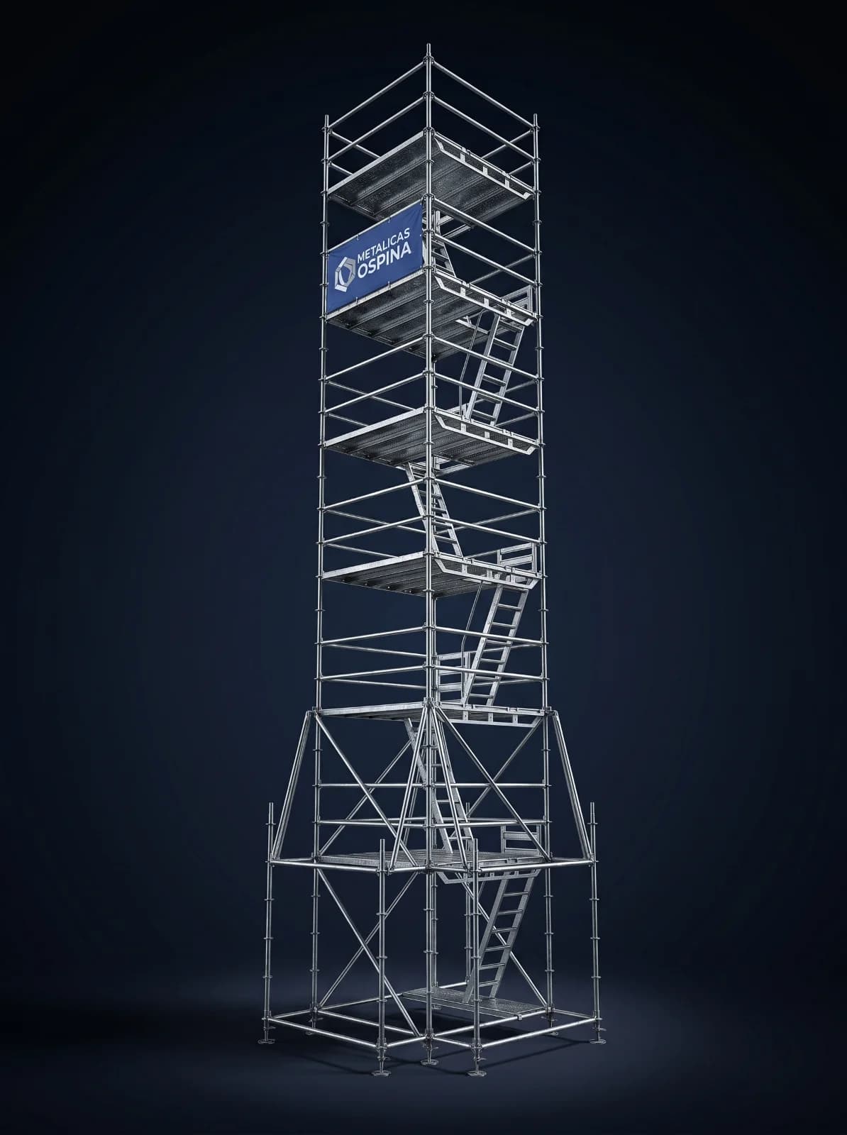 Torre de Andamio 12m de altura, 1.40 x 1.40m