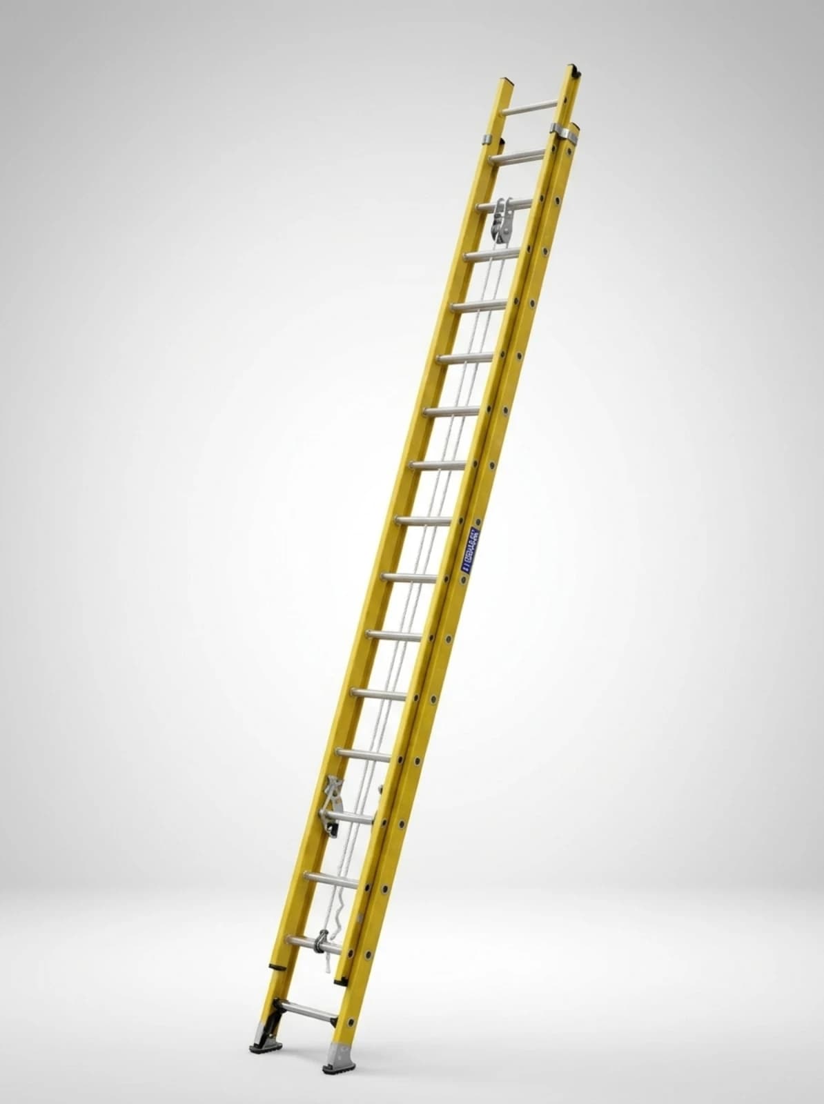 Escalera Tipo Extensión Dieléctrica de 5m a 9m en Fibra de Vidrio