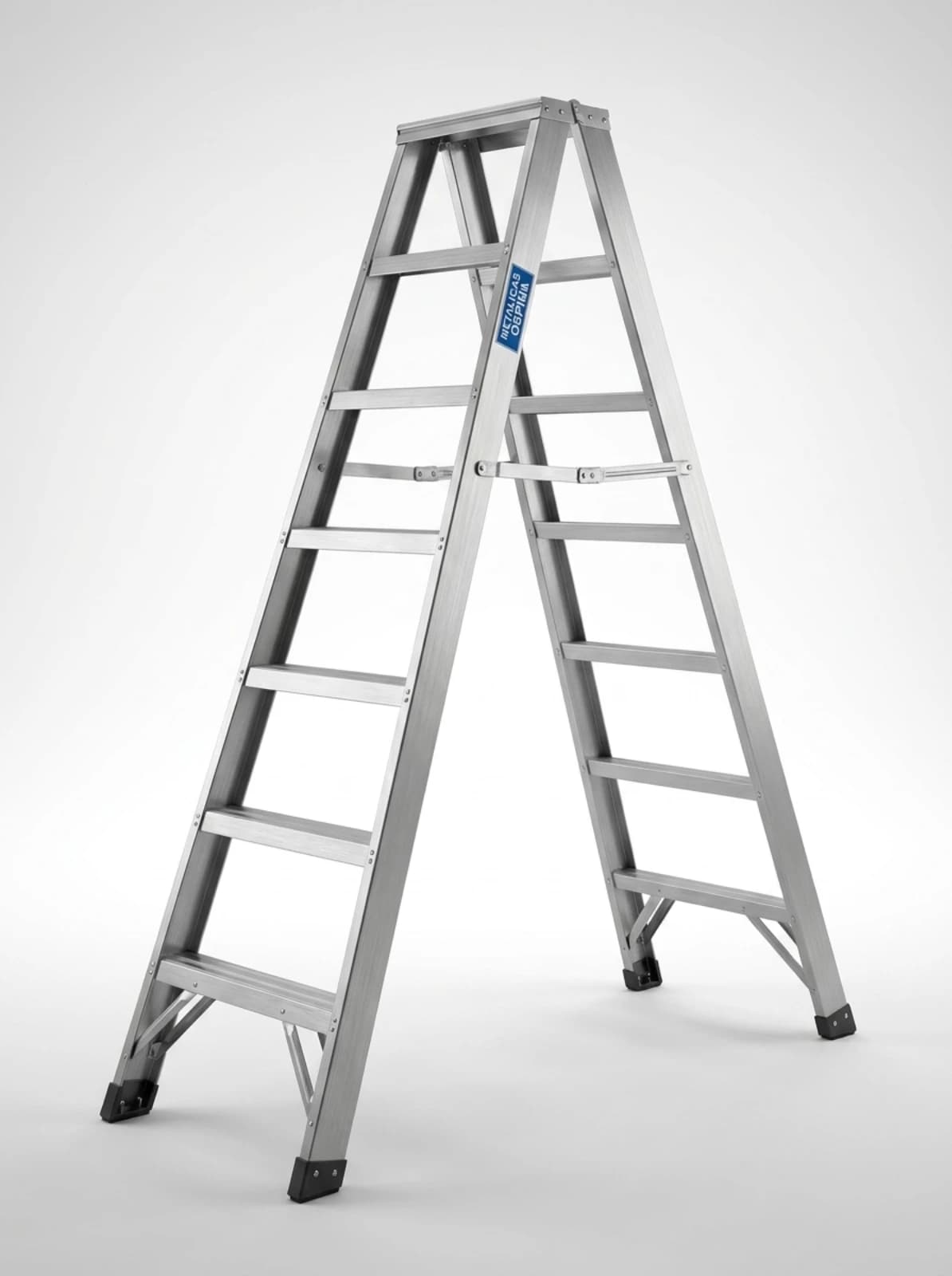 Escalera Tipo Tijera de 2.10m en Aluminio