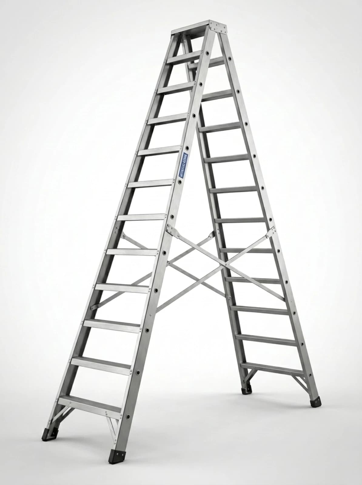 Escalera Tipo Tijera de 3.60m en Aluminio