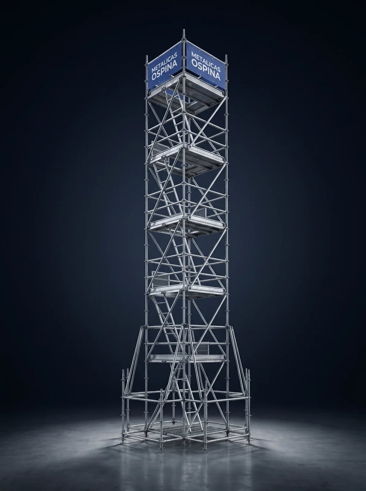 Torre de Andamio 10m de altura, 1.40 x 1.40m — alquiler en Cali y Valle del Cauca