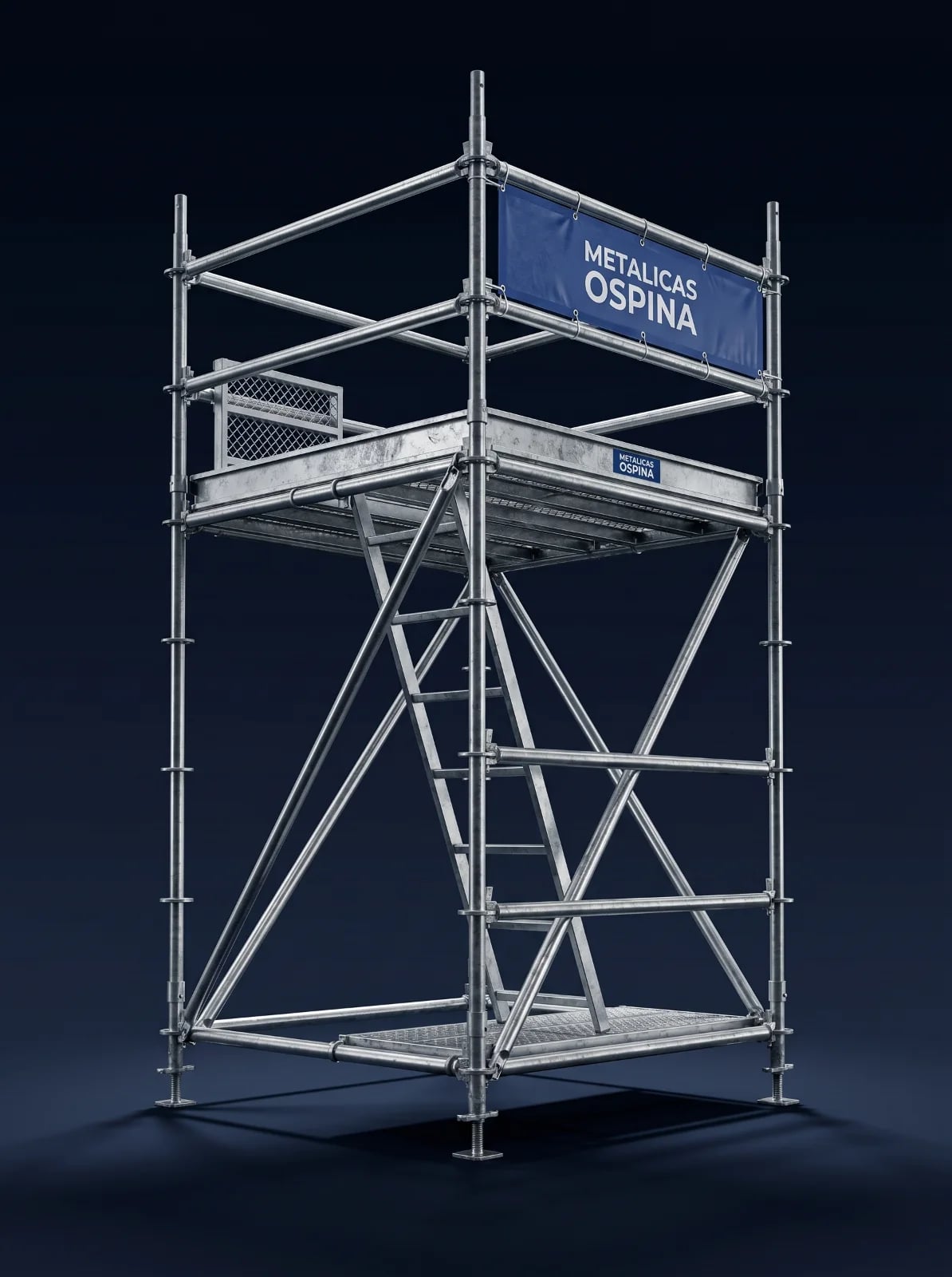 Torre de Andamio 2m de altura, 1.40 x 1.40m — alquiler en Cali y Valle del Cauca