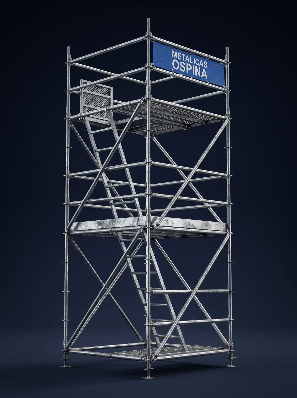 Torre de Andamio 4m de altura, 1.40 x 1.40m — alquiler en Cali y Valle del Cauca