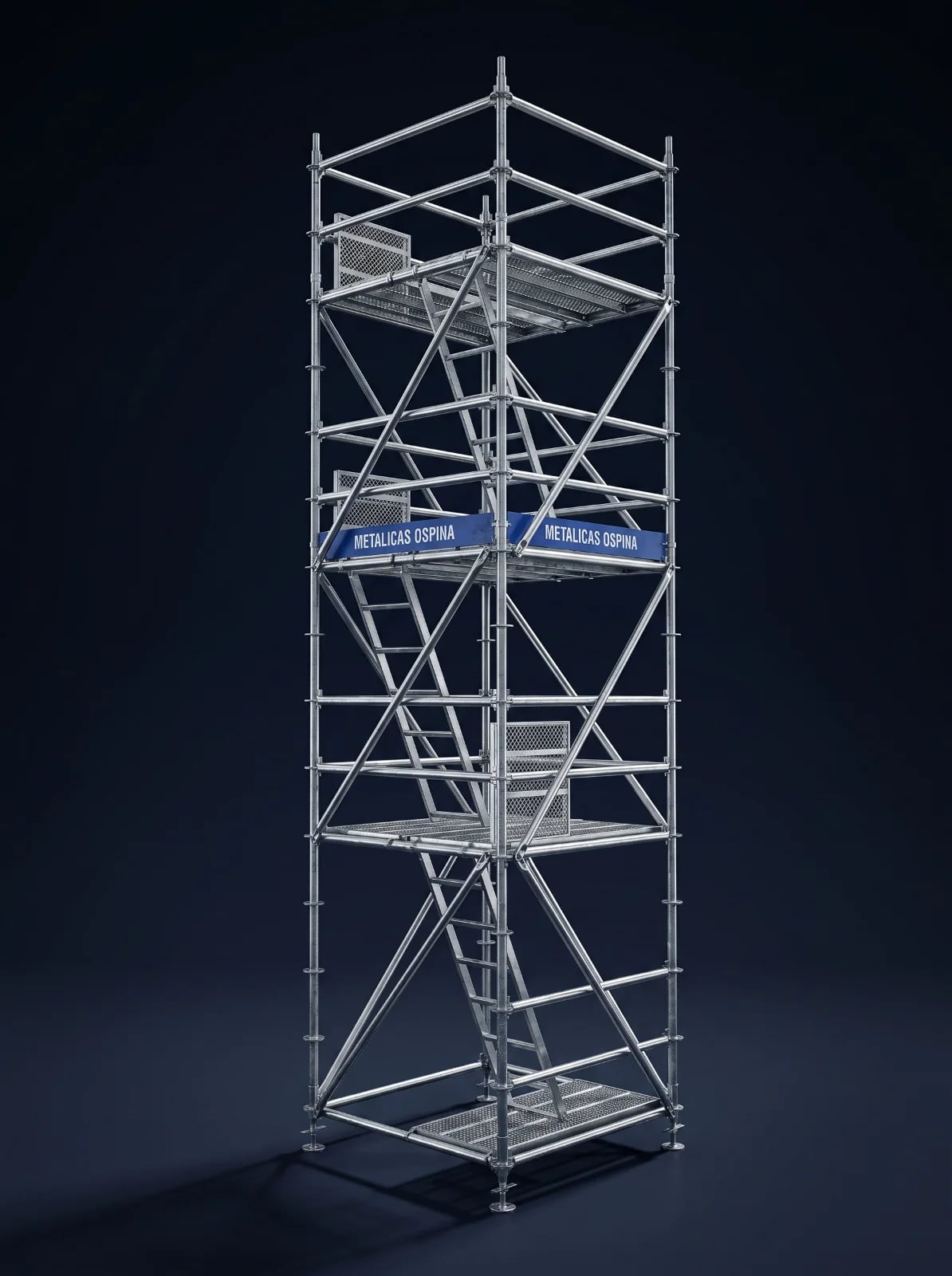 Torre de Andamio 6m de altura, 1.40 x 1.40m — alquiler en Cali y Valle del Cauca