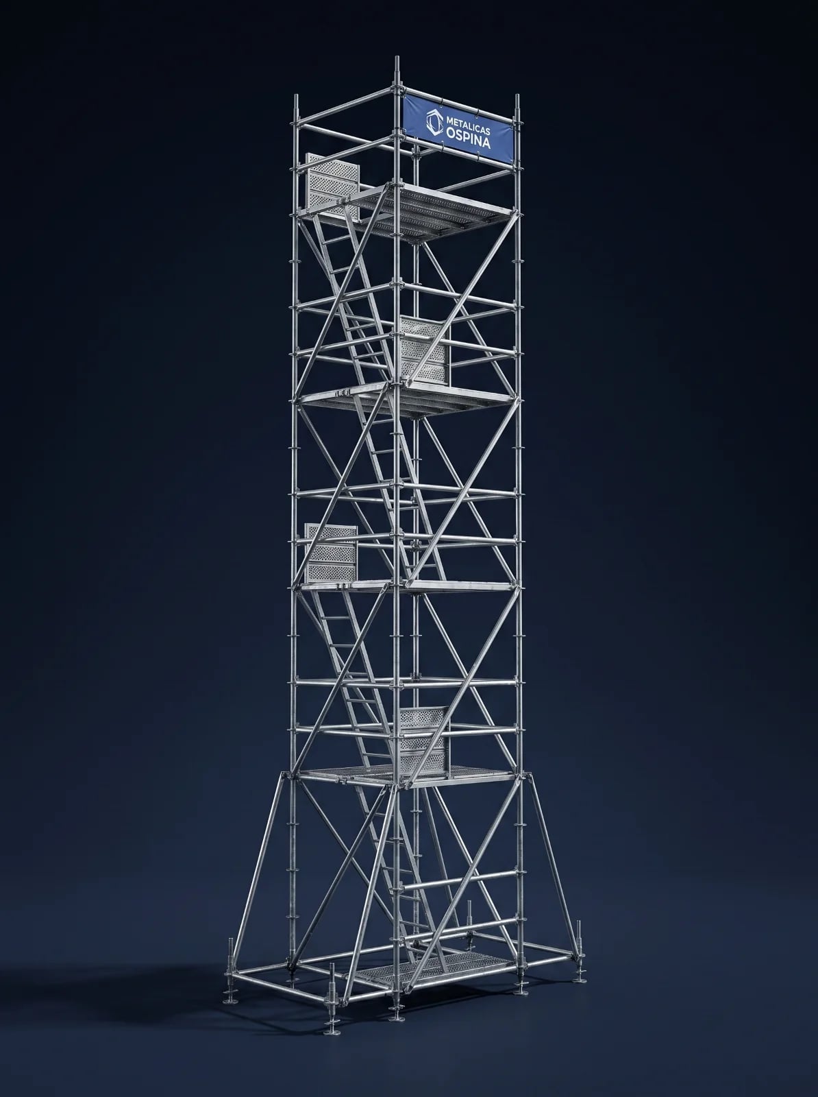 Torre de Andamio 8m de altura, 1.40 x 1.40m — alquiler en Cali y Valle del Cauca